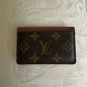Authentic Louis Vuitton Monogram card holder